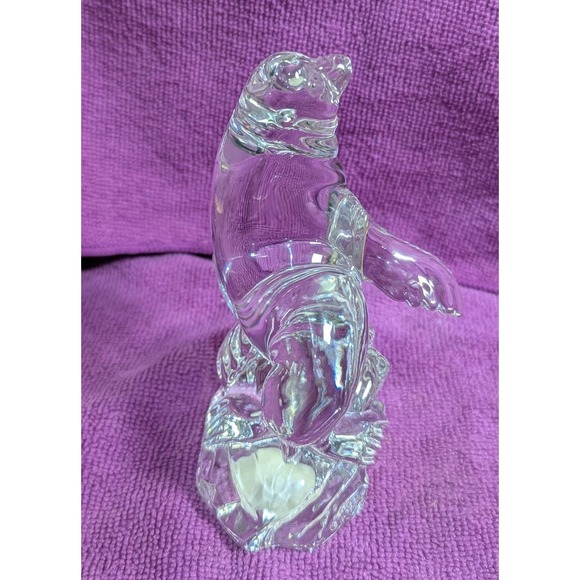 Princess House Vintage Sea Lion Wonders of the Wild 24% Crystal Glass Germany - Picture 4 of 6